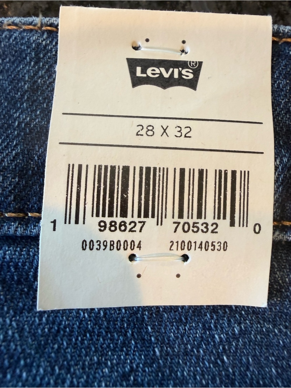 Levi's Wide-Leg High-Rise Jeans — Dark Blue Denim - Picture 5 of 7